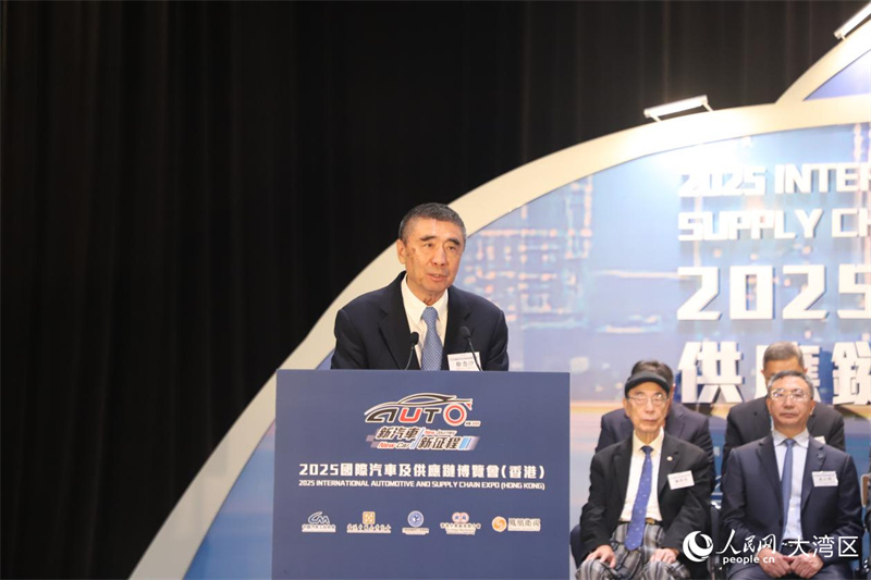 中国机械工业联合会会长徐念沙致辞。人民网 严小晶摄