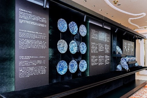 展览展出的克拉克瓷。主办方供图