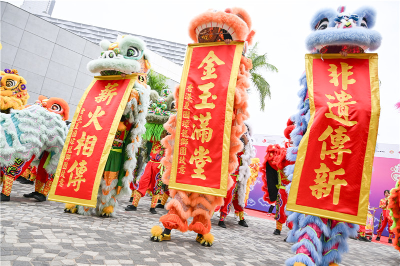 图1.“2026香港龙狮节”活动现场。主办方供图。