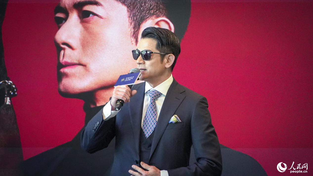 知名艺人郭富城获任“马年大使”。人民网 吴宇扬扬摄