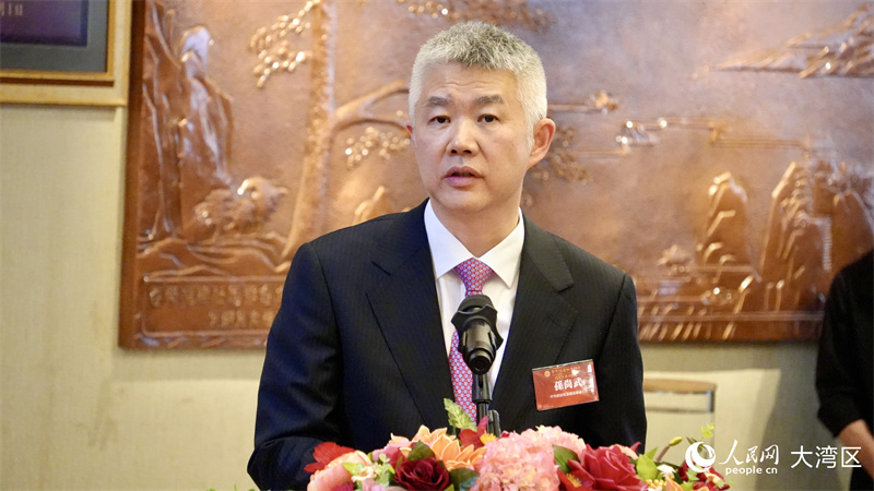 中央政府驻港联络办副主任孙尚武致辞。人民网 严小晶摄