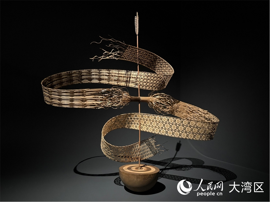 展品《箭（一）》。人民网实习生 张雨洁摄