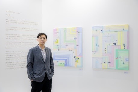 参展艺术家李英维。金沙中国供图