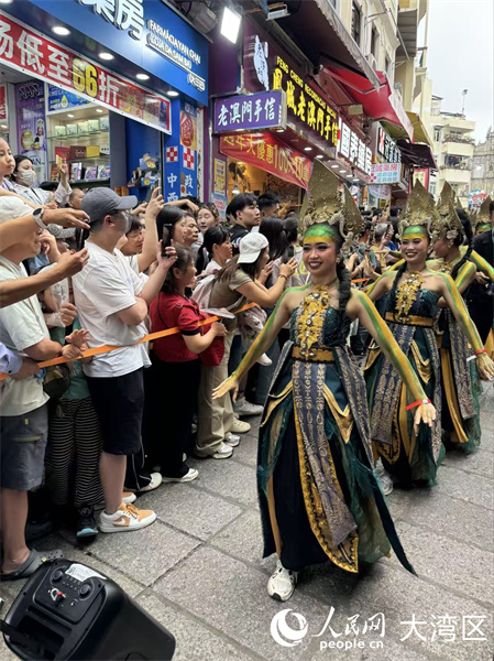 “2026澳门国际幻彩大巡游”活动现场。人民网记者 富子梅摄