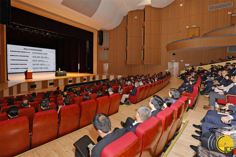 图为全国两会精神传达会现场。澳门特区政府新闻局供图