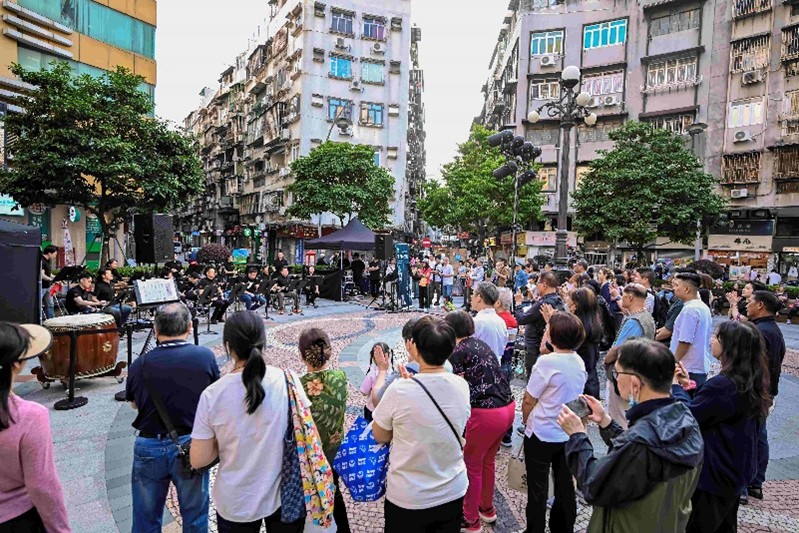 澳门中乐团《爱社区乐同行》音乐会。澳门特区政府文化局供图