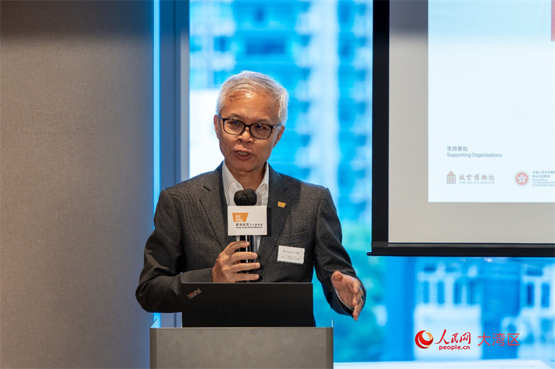 香港故宫文化博物馆馆长吴志华致辞。韩宇轩摄