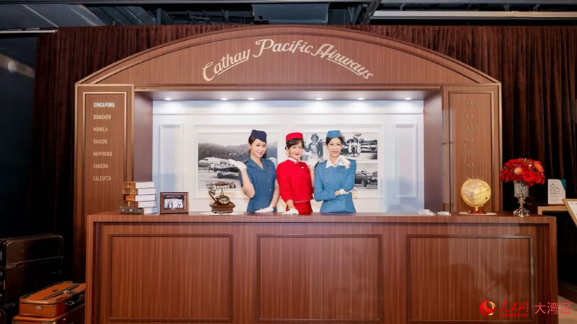 “国泰八十周年特展”在上海西岸穹顶艺术中心举行。人民网 严小晶摄