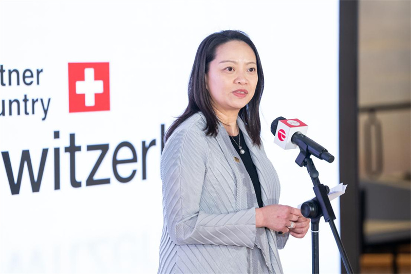 香港贸易发展局副总裁张诗慧致辞。主办方供图