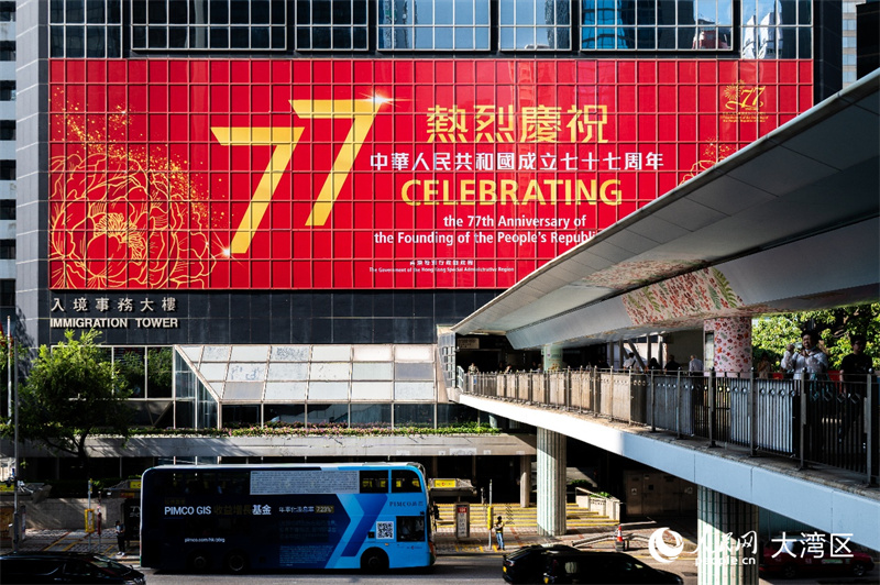 湾仔街头即景。人民网 韩宇轩摄