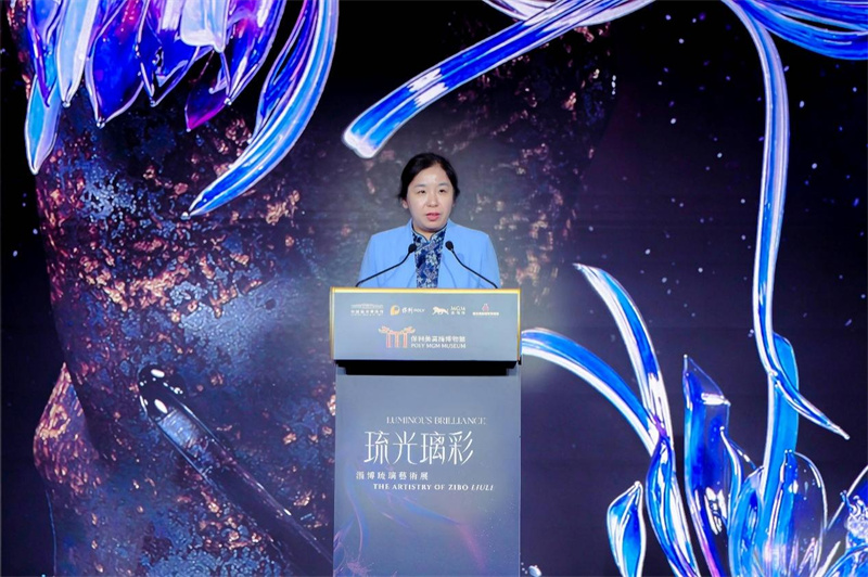 中国国家博物馆党委副书记陈莉致辞。主办方供图