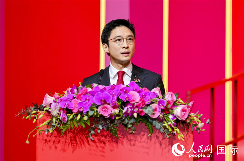 港区省级政协委员联谊会会长霍启山致辞。主办方供图